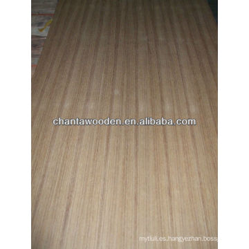 3.6mm corte de flores de teca fancy plaquetas de madera contrachapada y recta de teca de grano madera de contrachapado de fantasía